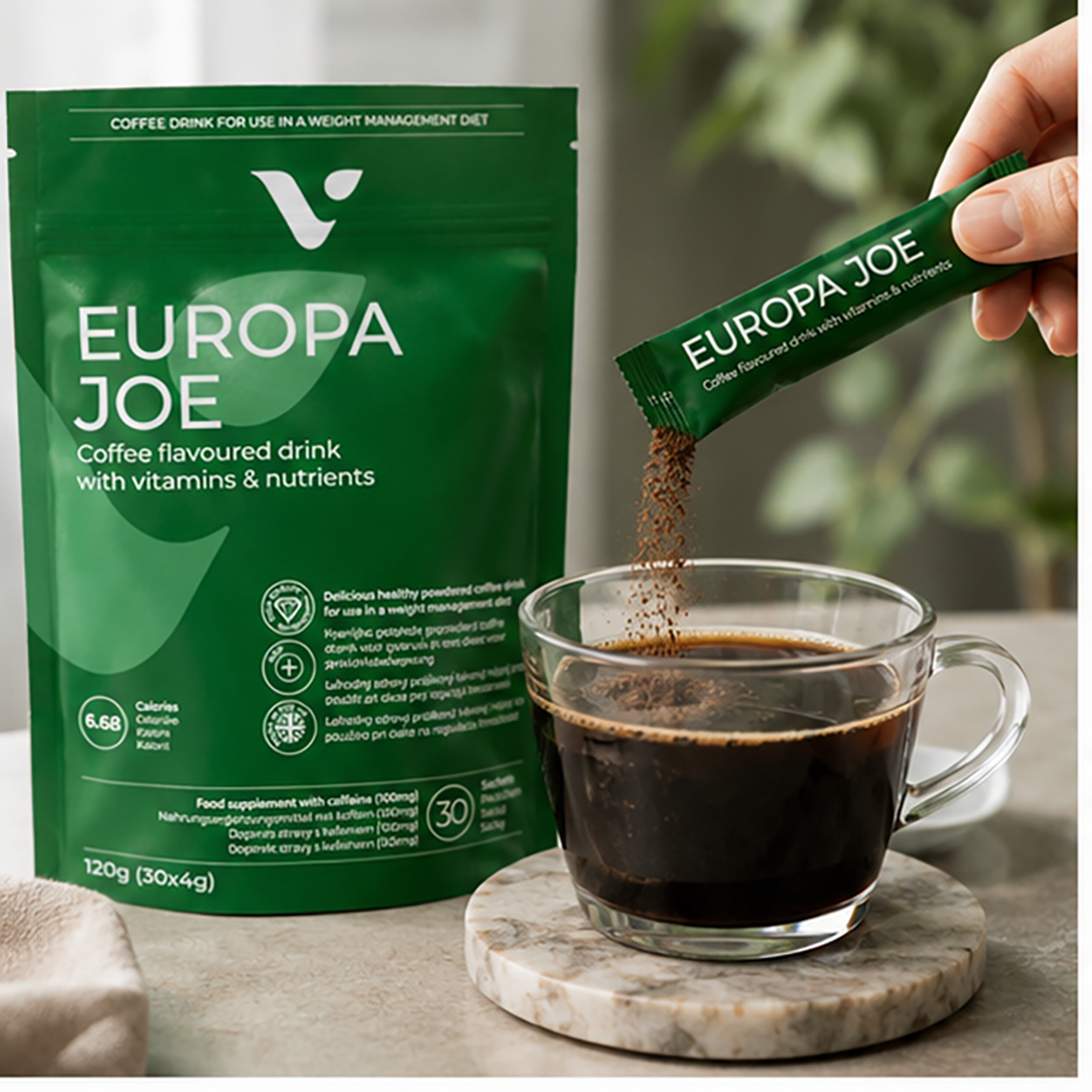 Café Valentus Europa Joe 30 Monodosis | Café Valentus 120 gr (4gr x 30) - Imagen 2