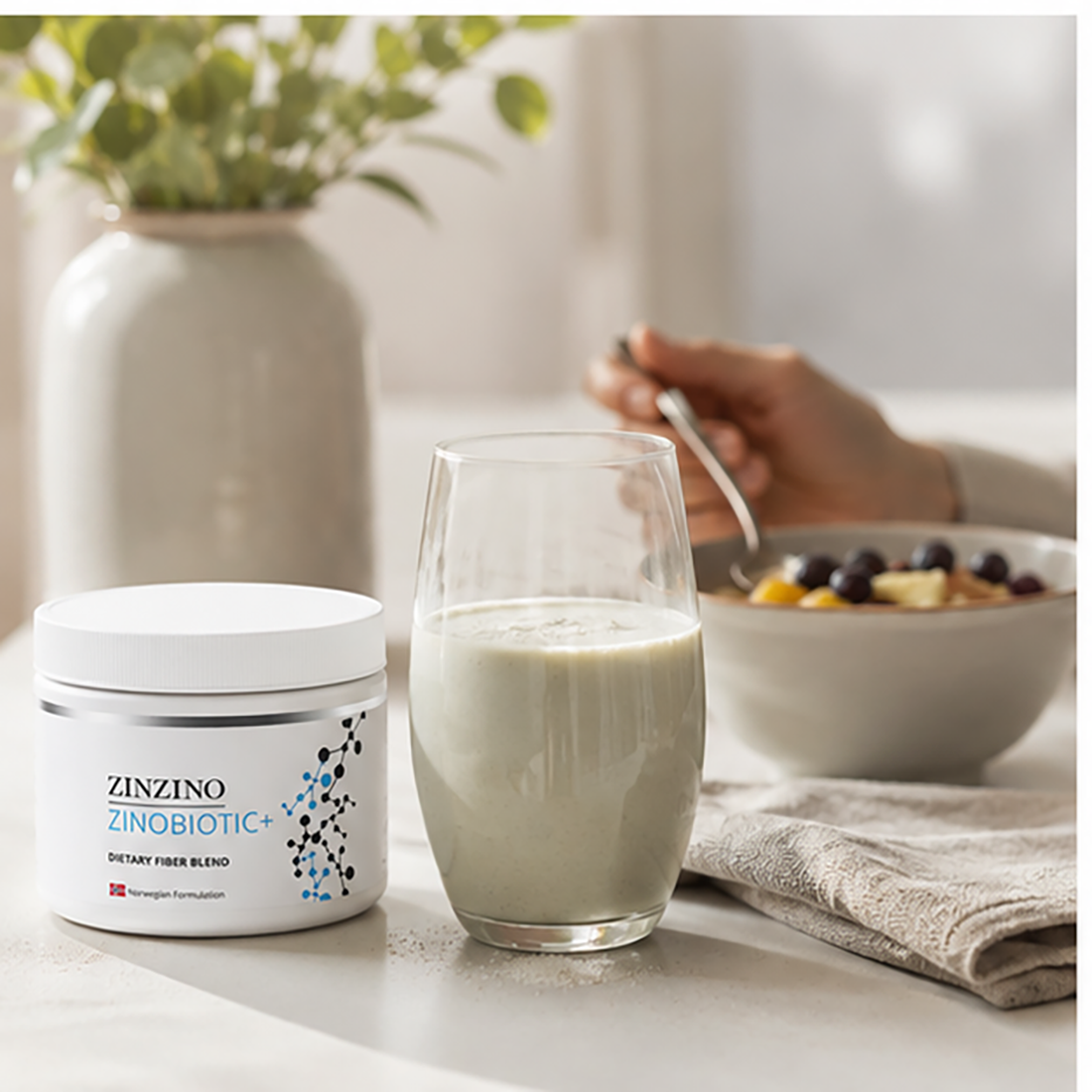 ZinoBiotic+ | 8 fibras con Inulina, Psilio y Betaglucanos - Imagen 4