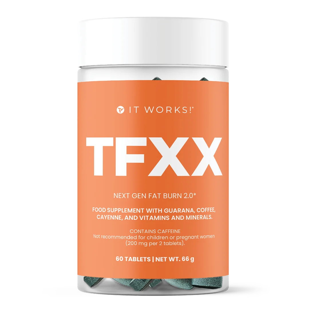 TFXx It Works – Complemento alimenticio con cafeína, vitaminas B, zinc y extractos vegetales para tu rutina diaria