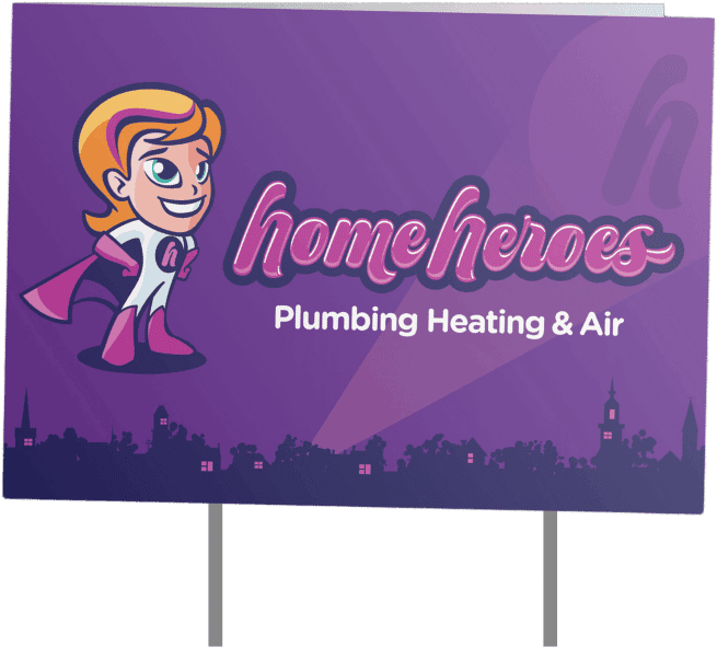 Home Heroes - Yard sign post (1)