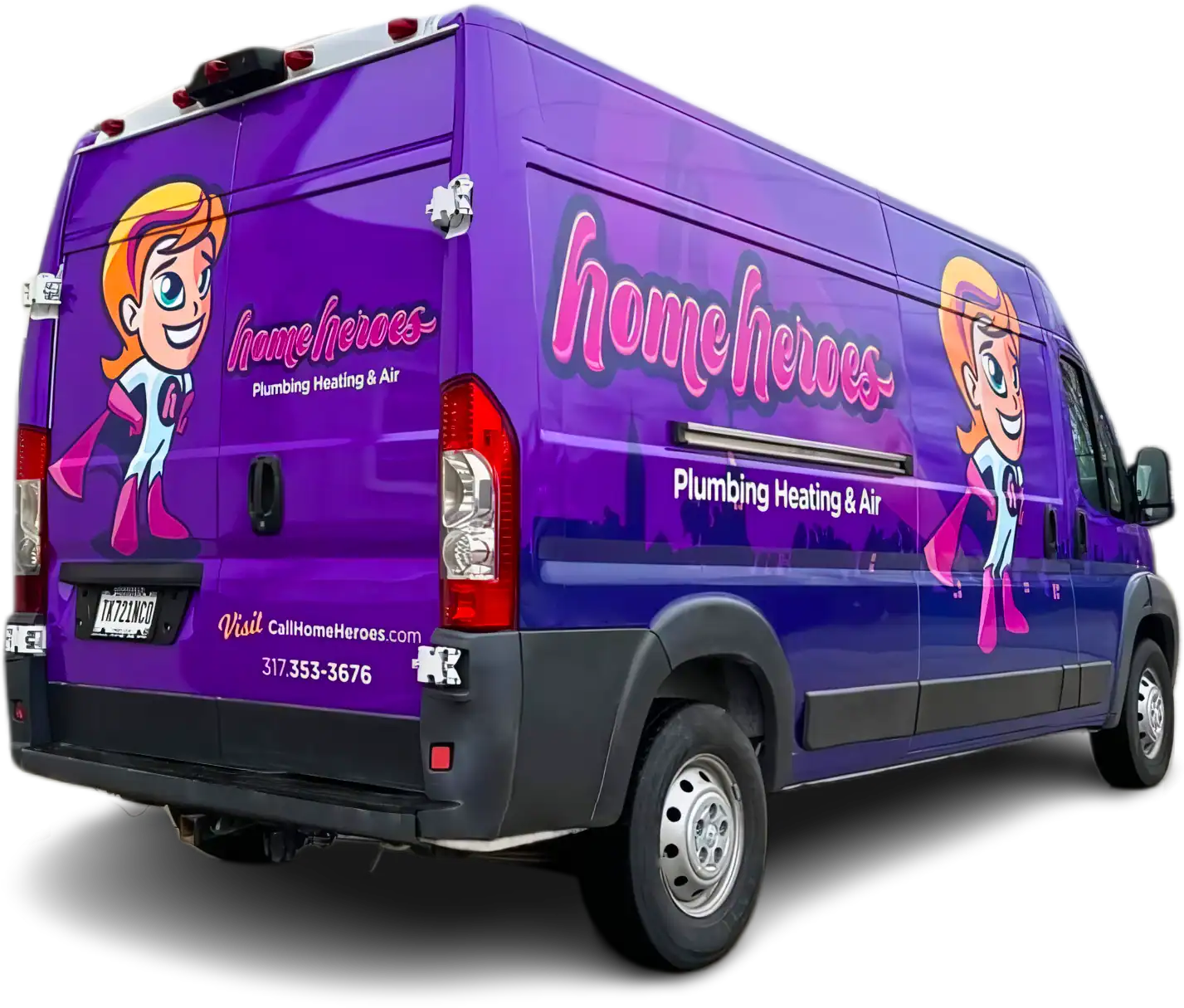 Home Heroes Plumbing Heating & Air - Truck