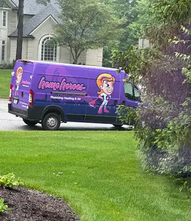 Home-Heroes-Plumbing-Heating-And-Air-Service-Van