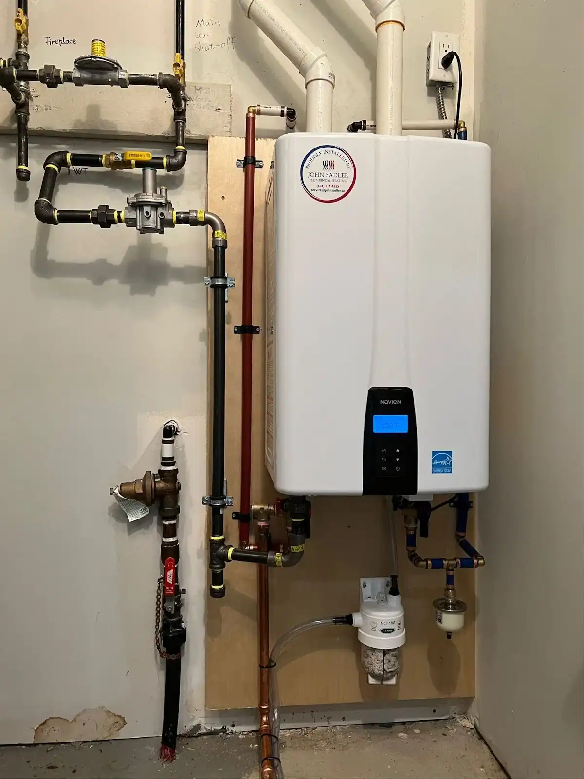 Navien-Tankless-Water-Heater-Installation-Utility-Room