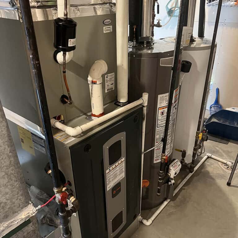 Residential-Furnace-And-Water-Heater-Basement-Installation
