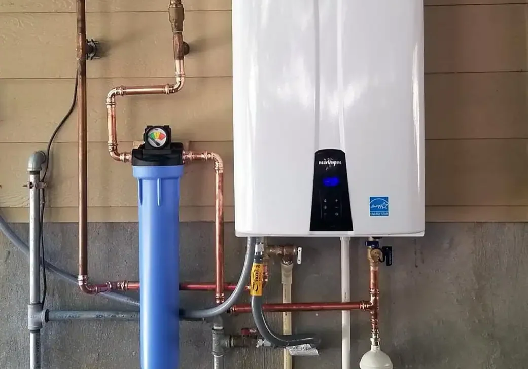 Navien-Tankless-Water-Heater-With-Whole-House-Water-Filter