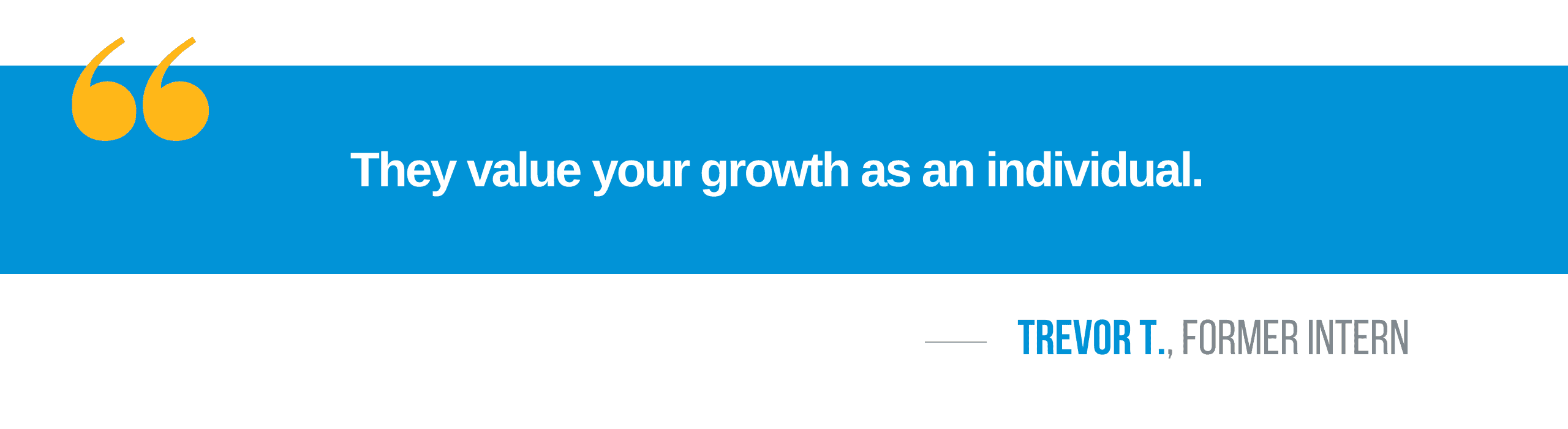 Intern Testimonial