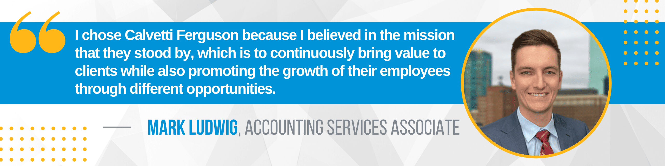 Mark Ludwig College Page Testimonial