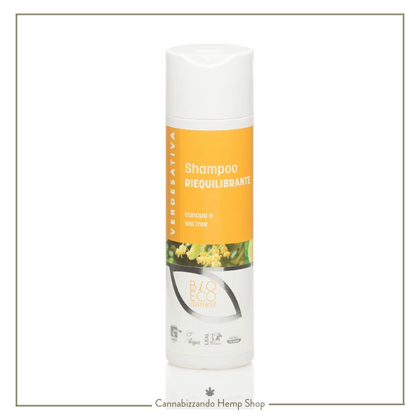 Shampoo Riequilibrante con Canapa e Tea Tree