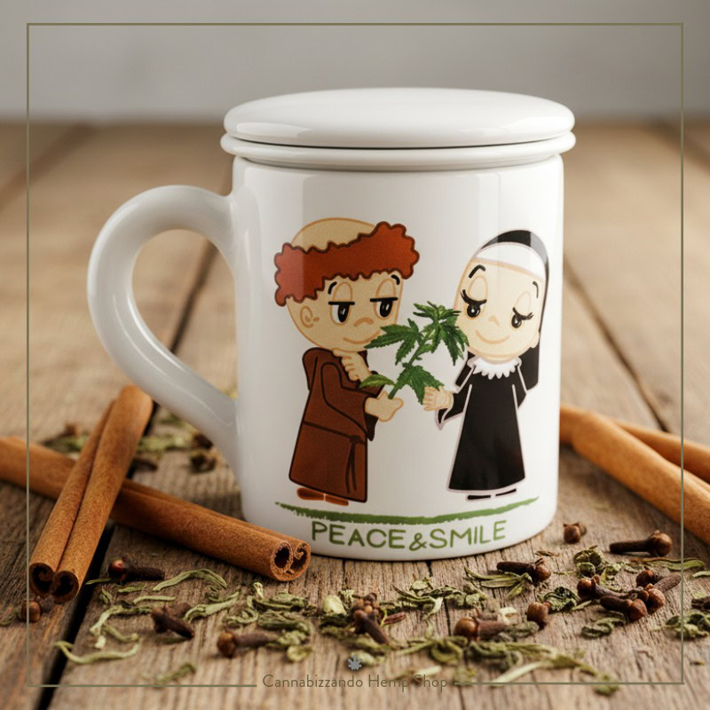 Tisaniera con Coperchio e Filtro in Ceramica - mod. SMILE - immagine 2