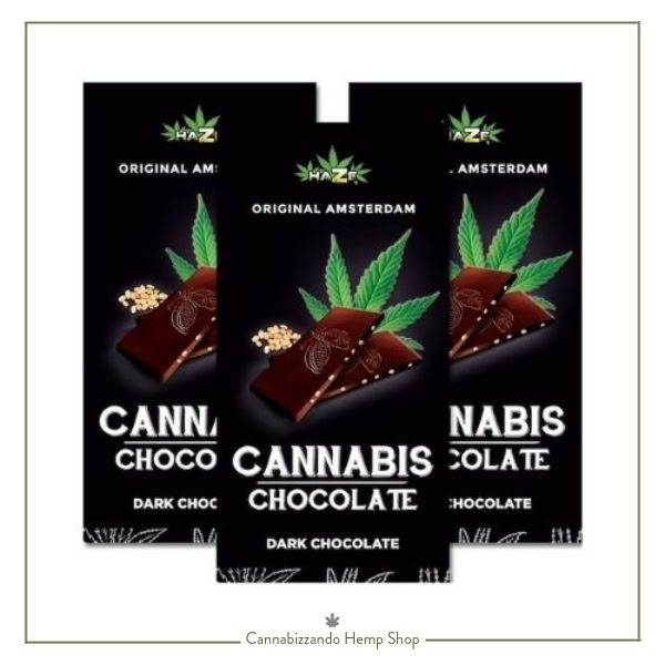 Cioccolato Fondente 70 % con Semi di Canapa