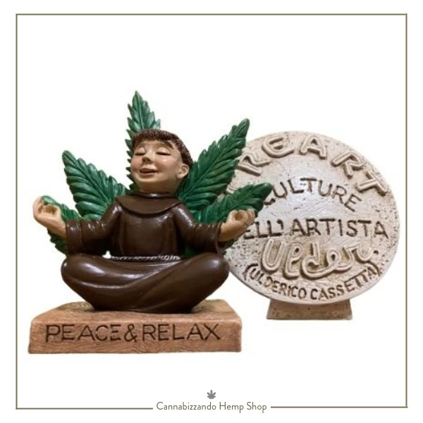 Statuetta Frate dipinta a mano - Peace&Relax