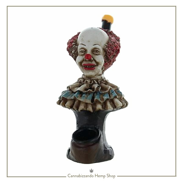 Pipa Clown - Polyresin Smoking Pipe 11cm 