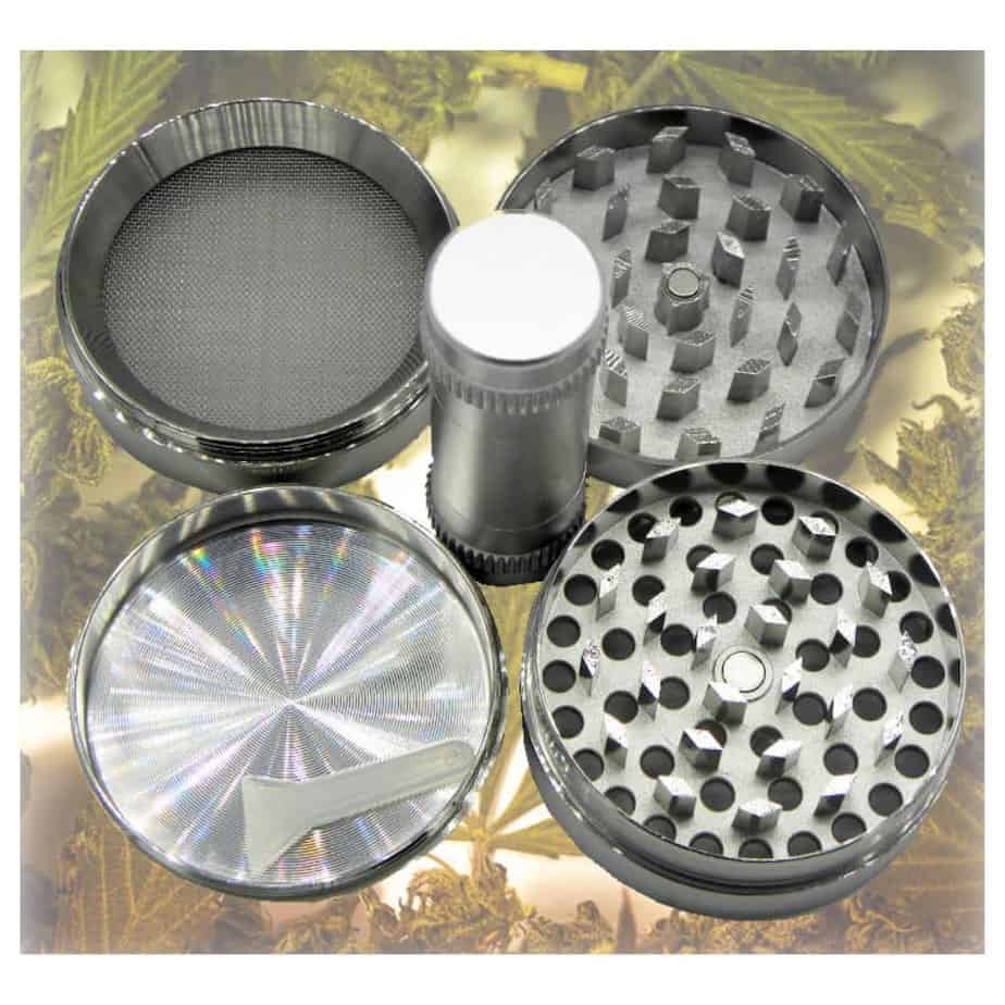 Amsterdam grinder metallo blu