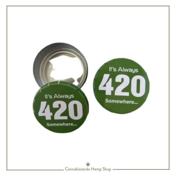 Click Clack box Green 420 - contenitore in alluminio