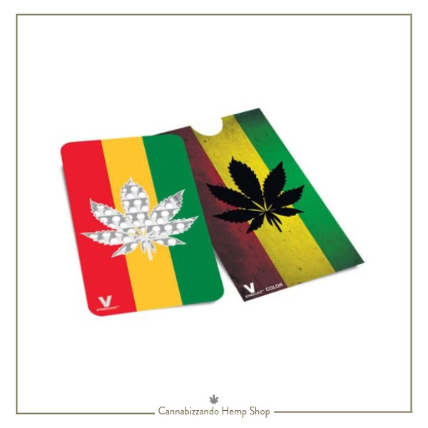 Grinder Card Rasta Leaf - V Syndicate