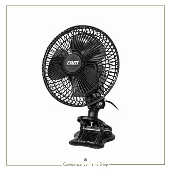 RAM Ventilatore Oscillante 18cm a 2 velocità