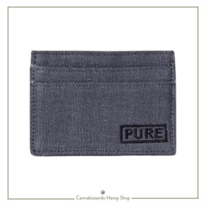Porta carte di credito PURE BAGS in canapa e cotone bio