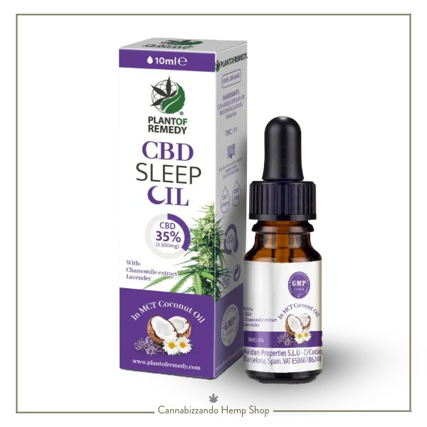 CBD 35% SLEEP OIL in Olio di Cocco Biologico