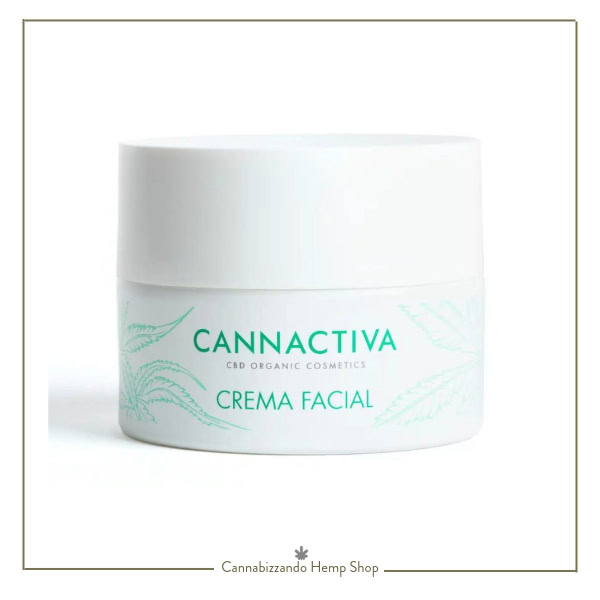Cannactiva - Crema idratante per il viso con CBD