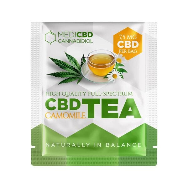 MediCBD CAMOMILE CBD TEA - Tisana con Camomilla e CBD - immagine 2