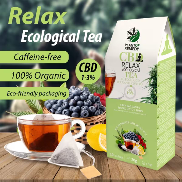 CBD Relax Tea Tisana Rilassante