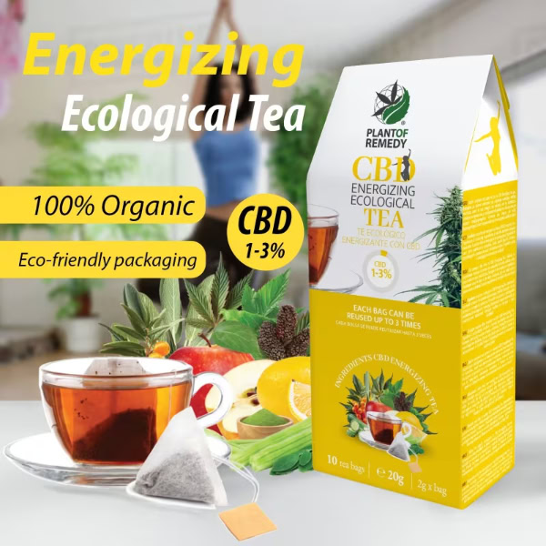 CBD ENERGIZING TEA Tisana Energizzante