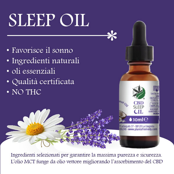 CBD 35% SLEEP OIL in Olio di Cocco Biologico (30ml) - immagine 2