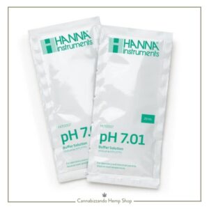 Bustine monodose davvero utili perché ciascuna contiene la giusta quantità di soluzione per calibrare i misuratori di pH.