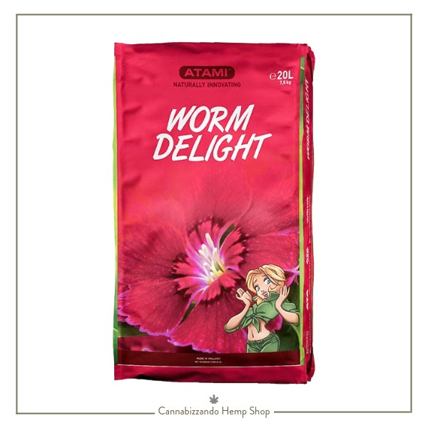 Atami Worm Delight - humus di lombrico, rappresenta uno dei più importanti fertilizzanti per la coltivazione delle piante.