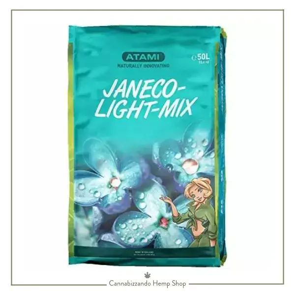 Terriccio Substrato Janeco Light Mix di Atami è un terriccio a pH stabile, leggermente pre-fertilizzato ed arricchito con perlite.