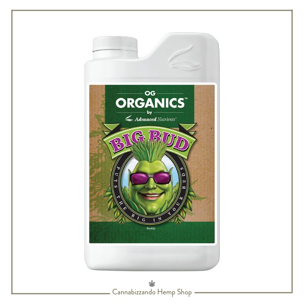 Un biostimolante organico di alta qualità, OG Organics Big Bud di Advanced Nutrients vi regala una resa abbondante con ingredienti completamente naturali