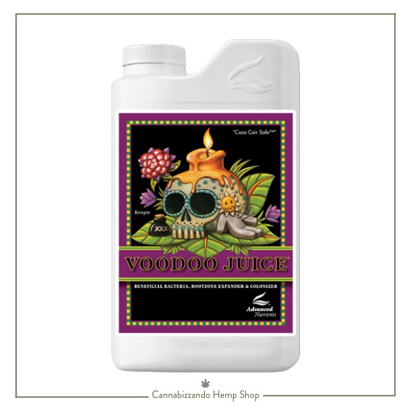 Voodoo Juice di Advanced Nutrients è root booster che non solo migliora l'apparato radicale, ma lo rinvigorisce incrementando l'assorbimento dei nutrienti