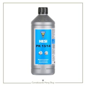 Hesi PK 13/14 è ideale per aumentare gradualmente il contenuto di fosforo e potassio ed evitare quantità eccessive nella fase iniziale della fioritura
