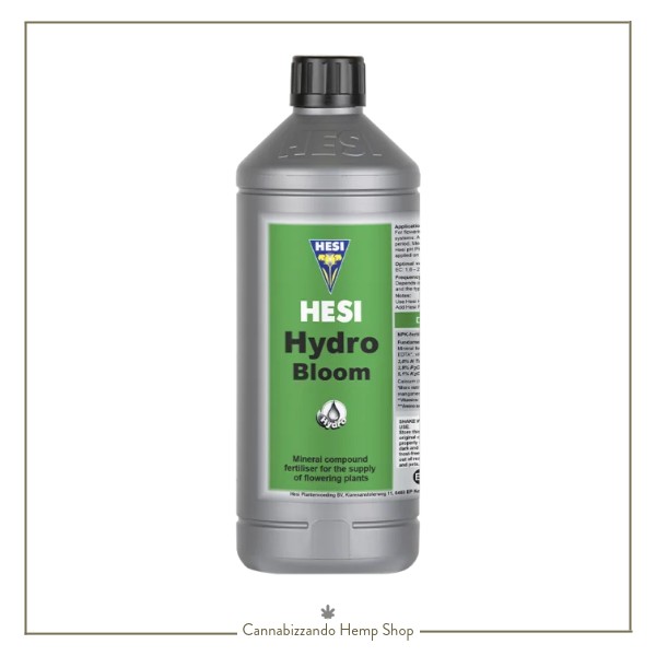Hesi Hydro Bloom è un fertilizzante completo monocomponente che contiene tutto ciò di cui le tue piante hanno bisogno per una stagione di fioritura ricca e sana.