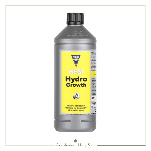 Hydro Growth di Hesi fornisce alle piante in crescita nei sistemi idroponici i nutrienti necessari nelle giuste concentrazioni.