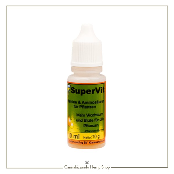 Hesi SuperVit è un boost concentrato di 15 vitamine e 10 aminoacidi, che migliorano il metabolismo e la salute della pianta, garantendo una crescita più vigorosa e una fioritura più ricca.