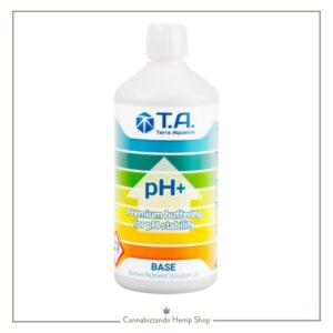 Terra Aquatica pH+ Controllo premium del pH e fonte di silice per idroponica, cocco e terra, una formula perfetta per le coltivazioni in idroponica