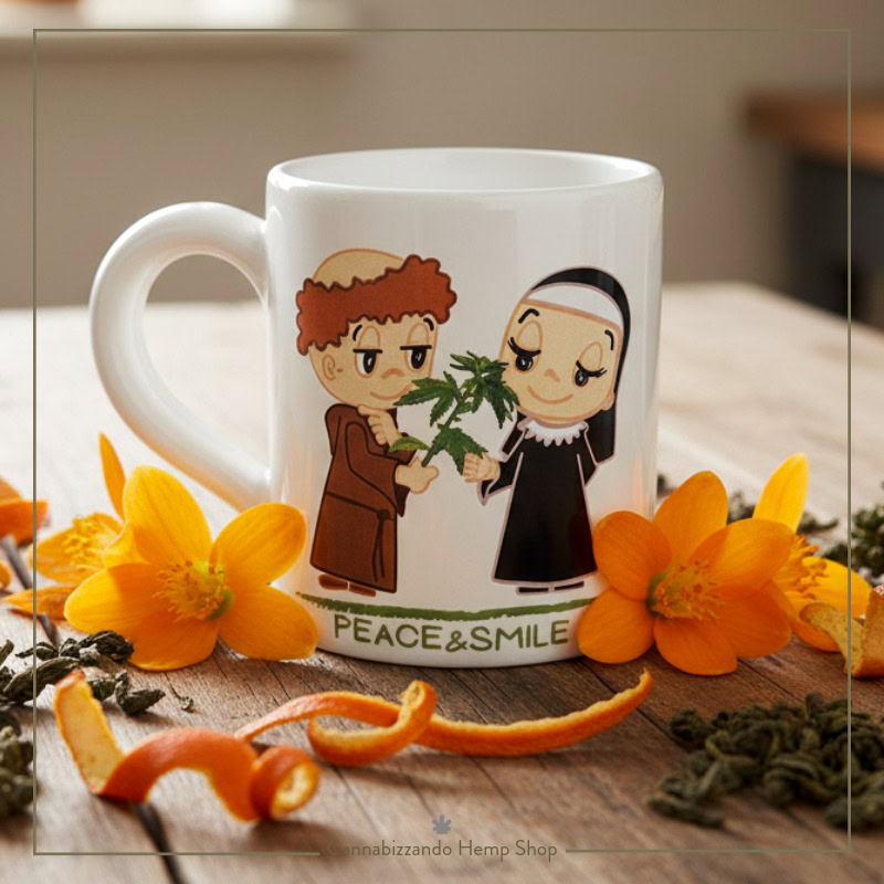 Mug per Tisane - Tazza in maiolica Mod. SMILE