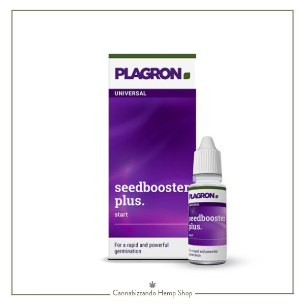 Fertilizzante per la prima fase di vita delle piante Plagron Seedbooster Plus è un acceleratore di germinazione potente e sicuro, che non solo accelera la fase di germinazione dei semi freschi, ma restituisce il potere germinativo anche ai semi invecchiati. Accelera il processo di germinazione fino al 40% Accelera fino al 40% la fase di germinazione grazie all'applicazione di una innovativa tecnologia enzimatica. Inoltre Seedbooster Plus protegge le piante durante il processo di germinazione contro muffe e agenti nocivi.