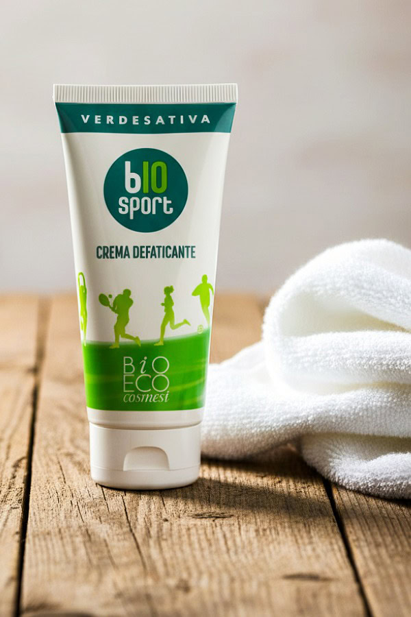 Bio Sport – Crema defaticante Verdesativa La Crema Defaticante Verdesativa è specifica per lenire ed alleviare i sintomi della stanchezza fisica dopo l’attività sportiva o un’ intensa giornata lavorativa.