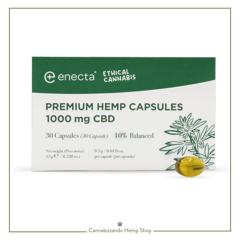 Le capsule di CBD Enecta sono la soluzione definitiva per chi desidera integrare i benefici della canapa nella propria routine con la massima semplicità.