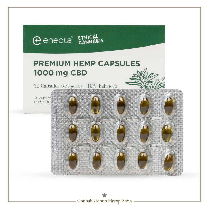 Le capsule di CBD Enecta sono la soluzione definitiva per chi desidera integrare i benefici della canapa nella propria routine con la massima semplicità.