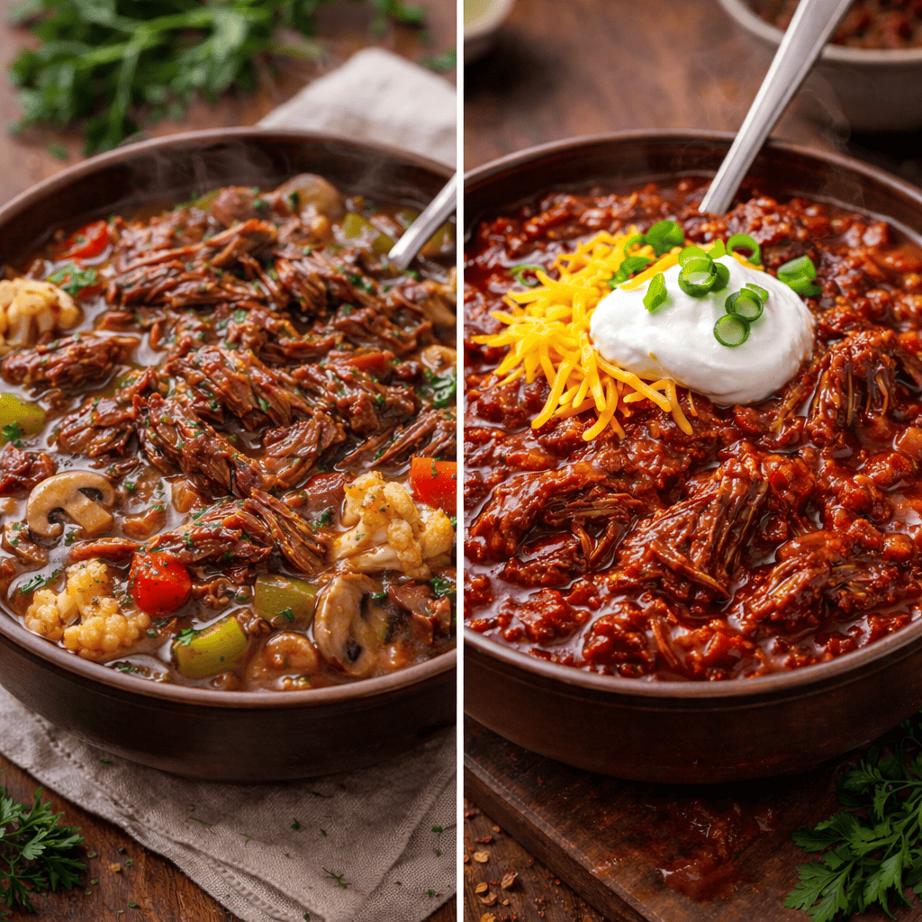 Leftover Pot Roast Chili