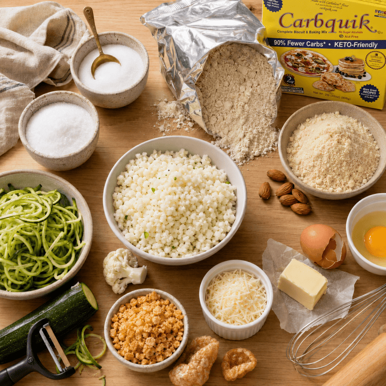low carb ingredient substitutes
