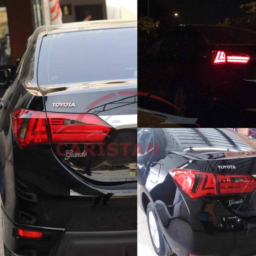 Toyota Corolla Lava Back Lamp Light Red And Black 2014-24 1