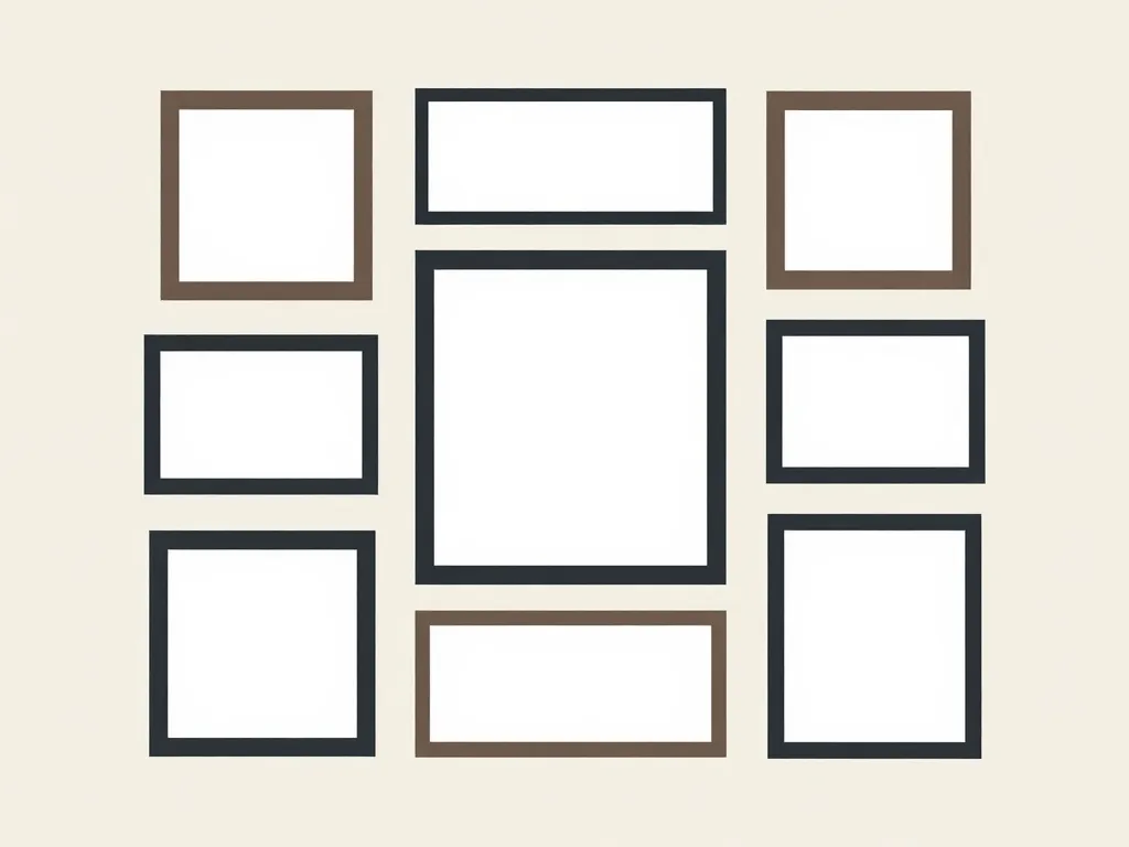 a quelle hauteur accrocher un tableau gallery wall esthétique