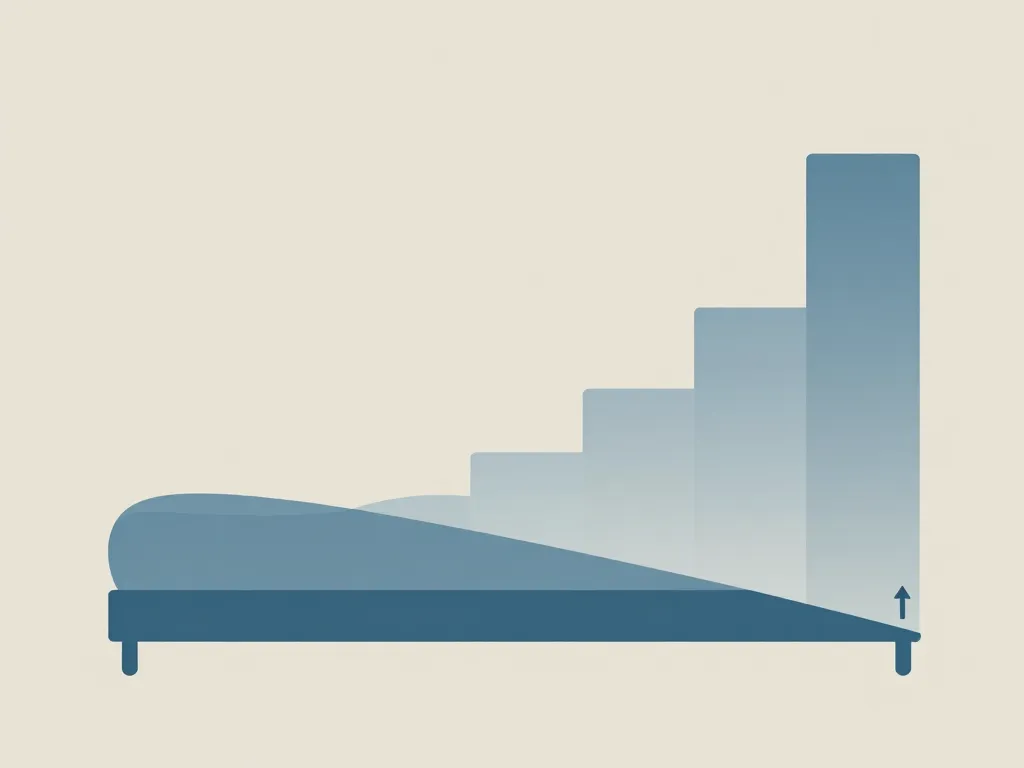 de combien surélever les pieds du lit hauteur recommandée