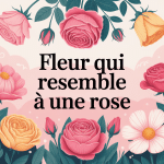 illustration fleur qui ressemble à une rose différentes espèces