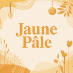 illustration déco jaune pale lumière élégante