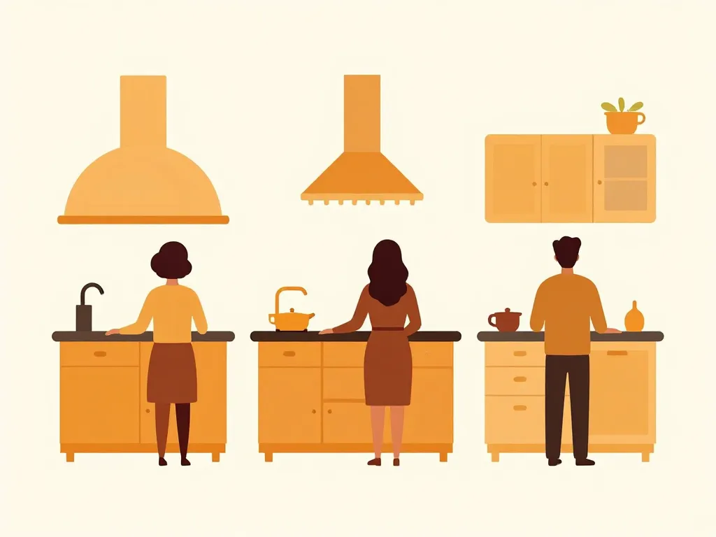 taille plan de travail cuisine adaptation morphologie